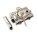 Spira Brass - Davenport Rim Lock - Aged Nickel - SB7101AN - Choice Handles