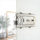 Spira Brass - Davenport Rim Lock - Aged Nickel - SB7101AN - Choice Handles