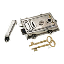 Spira Brass - Davenport Rim Lock - Aged Nickel - SB7101AN - Choice Handles