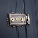 Spira Brass - Davenport Rim Lock - Pewter - SB7101PEW - Choice Handles