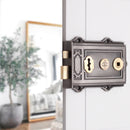 Spira Brass - Davenport Rim Lock - Pewter - SB7101PEW - Choice Handles