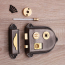 Spira Brass - Cromwell Rim Latch  - Pewter - SB7105PEW - Choice Handles