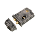Spira Brass - Gothic Rim Latch 105mm  - Pewter - SB7106PEW - Choice Handles