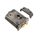 Spira Brass - Gothic Rim Latch 105mm  - Pewter - SB7106PEW - Choice Handles