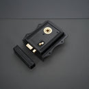 Spira Brass - Iron Rim Lock Olde - Black/Brass - SB7111BLK/PB - Choice Handles