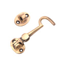 Spira Brass - Silent Cabin Hook 3" - 75mm  - Antique Brass - SB8111ANT - Choice Handles