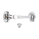 Spira Brass - Silent Cabin Hook 4" - 100mm  - Polished Chrome - SB8112PC - Choice Handles