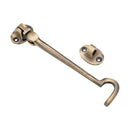 Spira Brass - Silent Cabin Hook 6" - 150mm  - Antique Brass - SB8113ANT - Choice Handles
