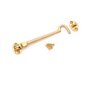 Spira Brass - Silent Cabin Hook 6" - 150mm  - Polished Brass - SB8113PB - Choice Handles