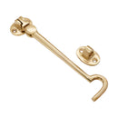 Spira Brass - Silent Cabin Hook 6" - 150mm  - Polished Brass - SB8113PB - Choice Handles