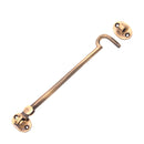 Spira Brass - Silent Cabin Hook 8" -  200mm  - Antique Brass - SB8114ANT - Choice Handles