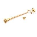 Spira Brass - Silent Cabin Hook 8" -  200mm  - Polished Brass - SB8114PB - Choice Handles