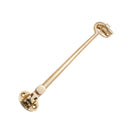 Spira Brass - Silent Cabin Hook 8" -  200mm  - Polished Brass - SB8114PB - Choice Handles