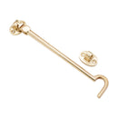 Spira Brass - Silent Cabin Hook 8" -  200mm  - Polished Brass - SB8114PB - Choice Handles