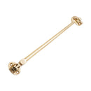 Spira Brass - Silent Cabin Hook 10" - 250mm  - Polished Brass - SB8115PB - Choice Handles