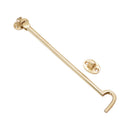 Spira Brass - Silent Cabin Hook 10" - 250mm  - Polished Brass - SB8115PB - Choice Handles