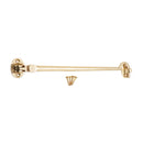 Spira Brass - Silent Cabin Hook 10" - 250mm  - Polished Brass - SB8115PB - Choice Handles