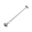 Spira Brass - Silent Cabin Hook 10" - 250mm  - Satin Chrome - SB8115SC - Choice Handles