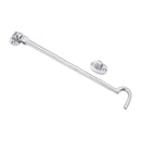 Spira Brass - Silent Cabin Hook 10" - 250mm  - Satin Chrome - SB8115SC - Choice Handles