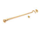 Spira Brass - Silent Cabin Hook 12" - 300mm  - Polished Brass - SB8116PB - Choice Handles