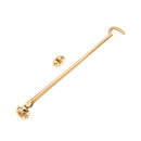 Spira Brass - Silent Cabin Hook 12" - 300mm  - Polished Brass - SB8116PB - Choice Handles