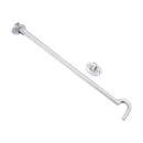 Spira Brass - Silent Cabin Hook 12" - 300mm  - Satin Chrome - SB8116SC - Choice Handles
