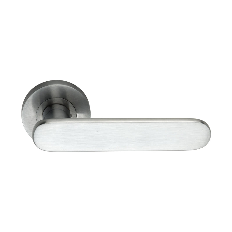 Spira Brass - Skyla Lever Door Handle  - Satin Chrome - SB1105SC - Choice Handles