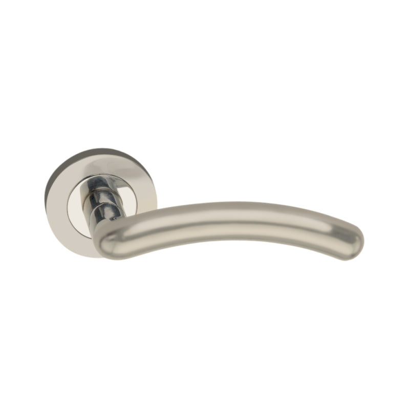 Spira Brass - Taurus Lever Door Handle - Satin Nickel - SB1303SN
