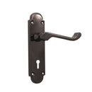 Spira Brass - Oakley Lock Lever Handle  - Black Nickel - SB1401BN - Choice Handles