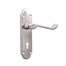 Spira Brass - Oakley Lock Lever Handle  - Polished Chrome - SB1401PC - Choice Handles