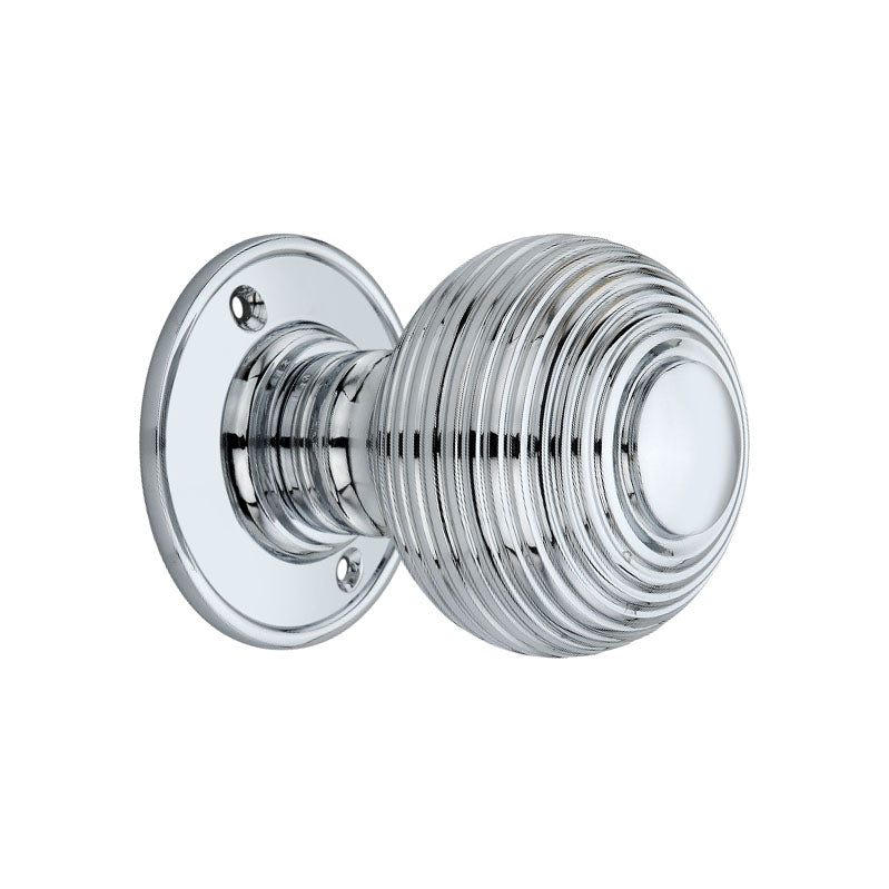 Spira Brass - Beehive Large 60mm Mortice Door Knob  - Satin Nickel - SB2106SN - Choice Handles