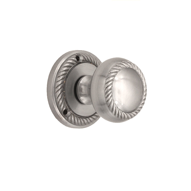 Spira Brass - Georgian Mortice Door Knob  - Satin Chrome - SB2119SC - Choice Handles