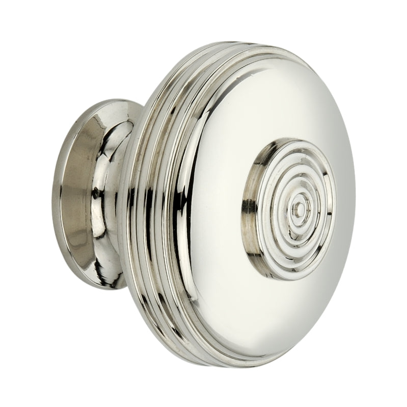Spira Brass - Bloxwich Large 40mm Cupboard Knob  - Polished Nickel - SB2303PN - Choice Handles