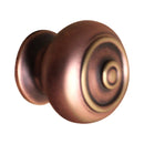 Spira Brass - Bloxwich Small 30mm Cupboard Knob  - Aged Bronze - SB2304ABZ - Choice Handles