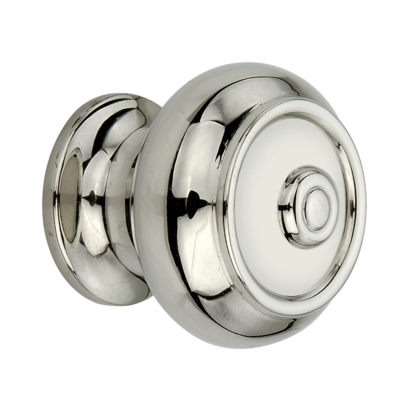 Spira Brass - Bloxwich Small 30mm Cupboard Knob  - Polished Nickel - SB2304PN - Choice Handles