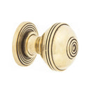 Spira Brass - Preston Large 38mm Cupboard Knob  - Aged Brass - SB2305AB - Choice Handles