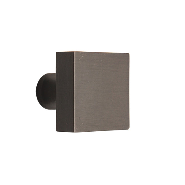 Spira Brass - Square Cupboard Knob  - Gunmetal Grey - SB2310GG - Choice Handles