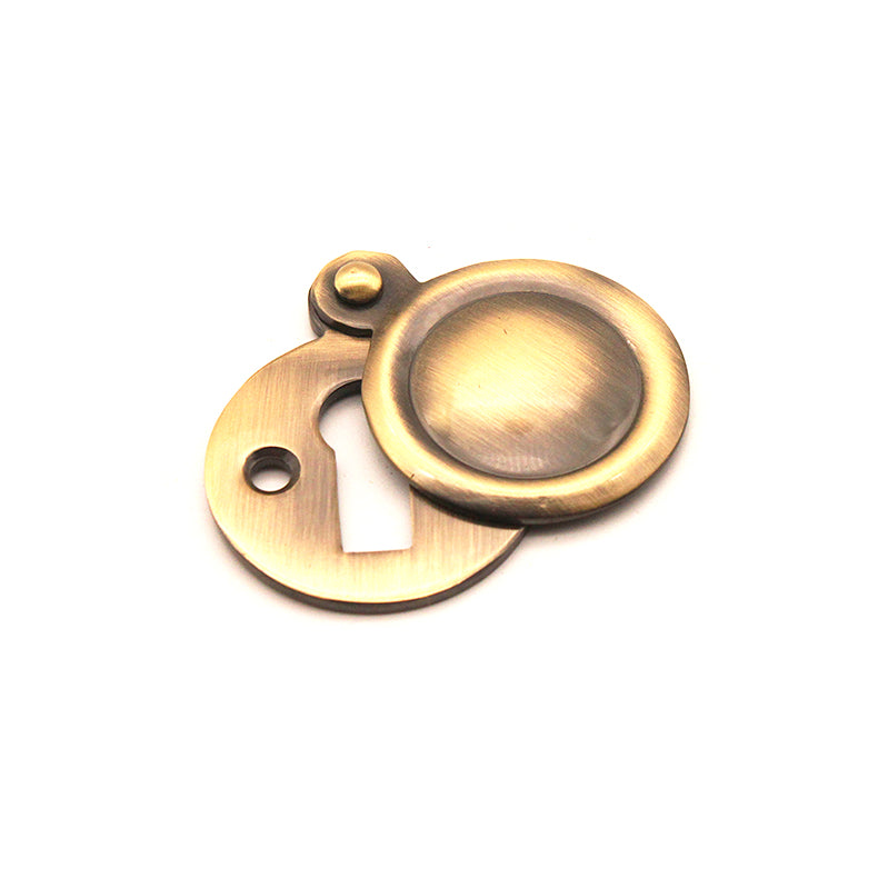 Spira Brass - Victorian Key hole Covered  - Antique Brass - SB3110ANT - Choice Handles
