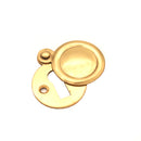 Spira Brass - Victorian Key hole Covered  - Polished Brass - SB3110PB - Choice Handles