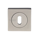 Sorrento Keyhole Square Escutcheon Satin Nickel on Zinc finish
 - SC-SQ0191-SNZ