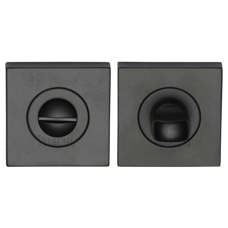 Sorrento Square Thumbturn & Emergency Release Matt Black Finish - SC-SQ0195-BLK - Choice Handles