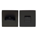Sorrento Thumbturn &amp; Emergency Release on Concealed Square Plate Matt Black Finish
 - SC-SQ4035-BLK