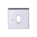 Sorrento Concealed Square Keyhole Escutcheon Polished Chrome finish
 - SC-SQ5002-PC - Choice Handles