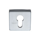 Sorrento Concealed Square Euro Escutcheon Satin Chrome finish
 - SC-SQ5004-SC - Choice Handles