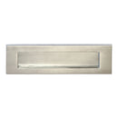 Prima - Victorian Front Door Letter Plate 305mm x 97mm - Satin Chrome Plate - SCP04E