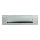 Prima - Edwardian Front Door Letter Plate 280mm x 90mm - Satin Chrome Plate - SCP10