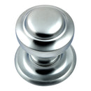 Prima - Tiered Centre Door Knob - Satin Chrome Plate - SCP14