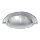 Prima - Cabinet Drawer Pull Handle 93mm x 43mm - Satin Chrome Plate - SCP159