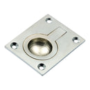 Prima - Rectangular Flush Ring 54mm x 37mm - Satin Chrome Plate - SCP160A