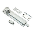 Prima - Straight Door Bolt 152mm x 36mm - Satin Chrome Plate - SCP2017B
